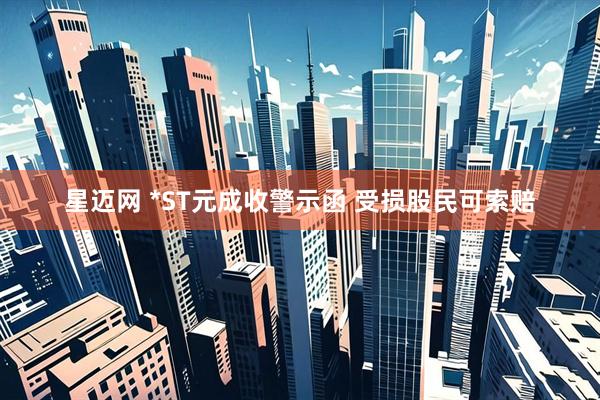 星迈网 *ST元成收警示函 受损股民可索赔